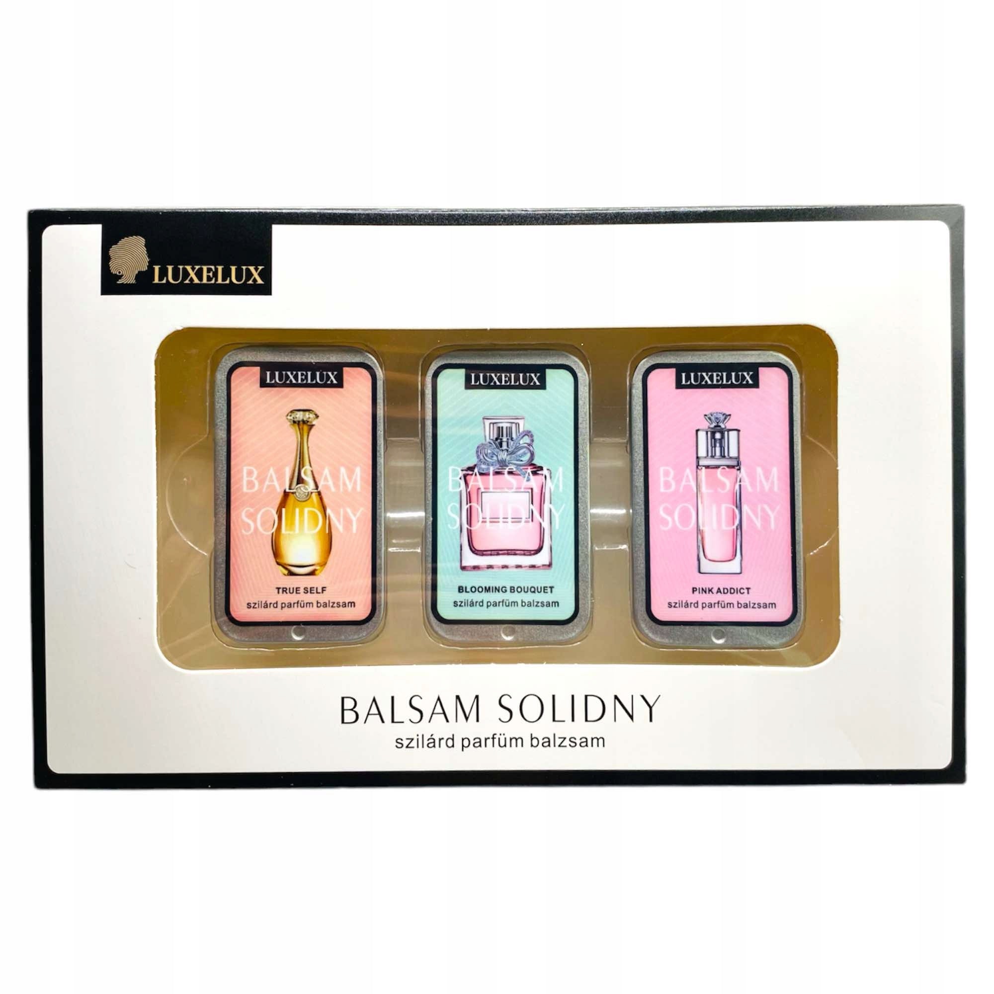 PERFUME IN LOTION CREAM SET OF 3 LUXELUX SOLID LOTION