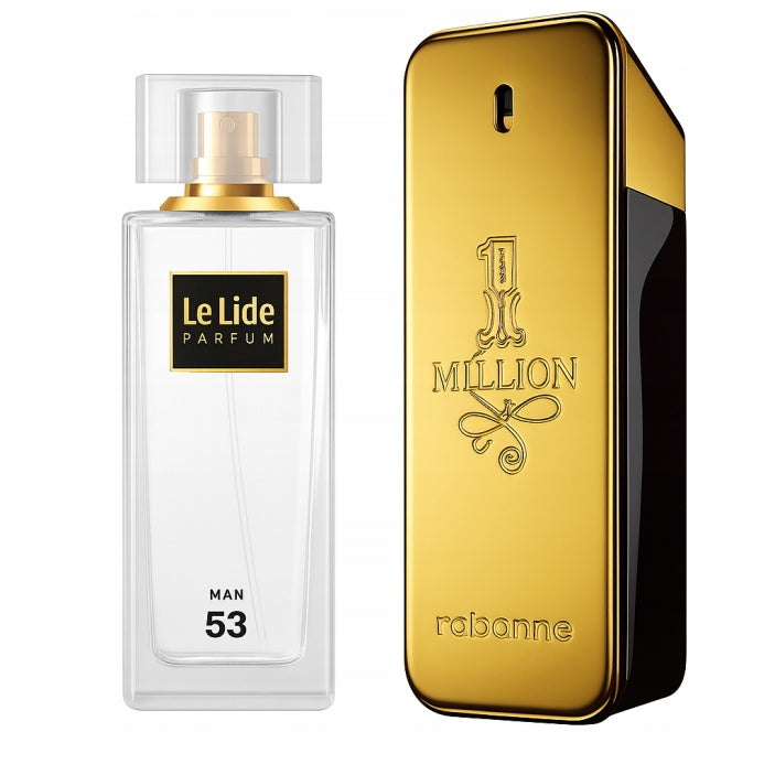 PERFUME LELIDE NR 53 - 50ML - perfume with similar notes ONE MILLION