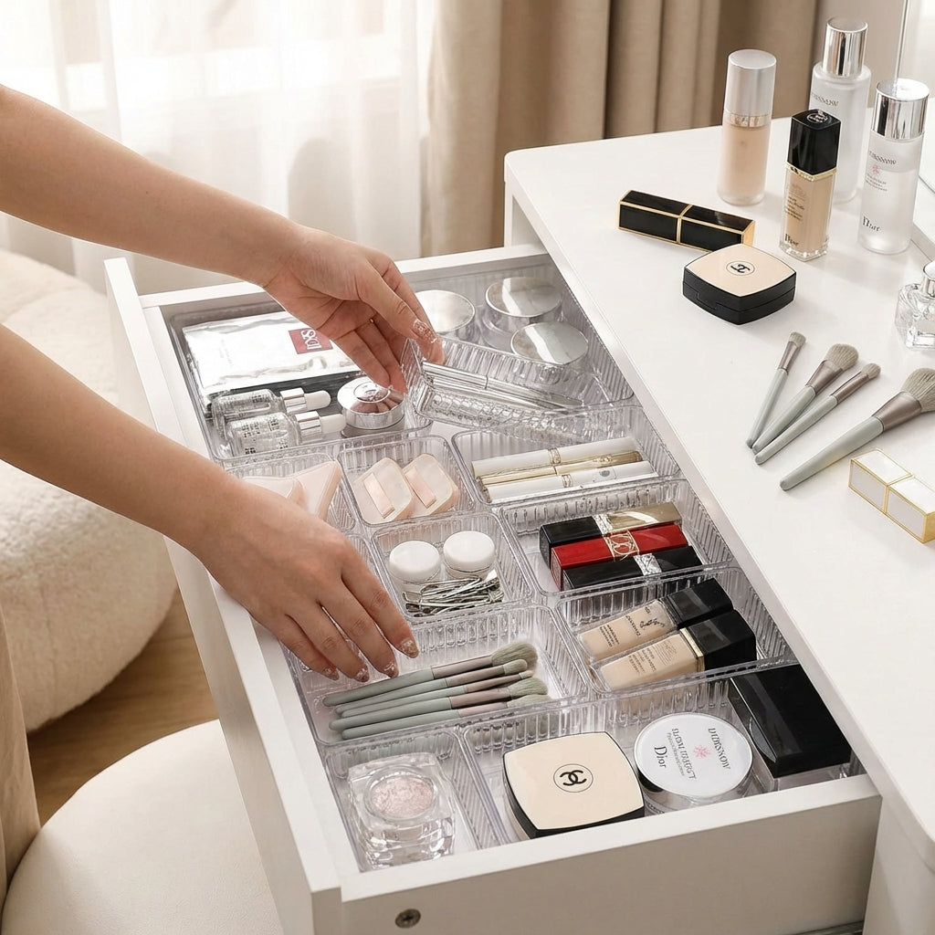 PERFUME ORGANIZER UNIVERSAL COSMETICS FOR DRAWER MODULAR CONTAINER Brand Modeus