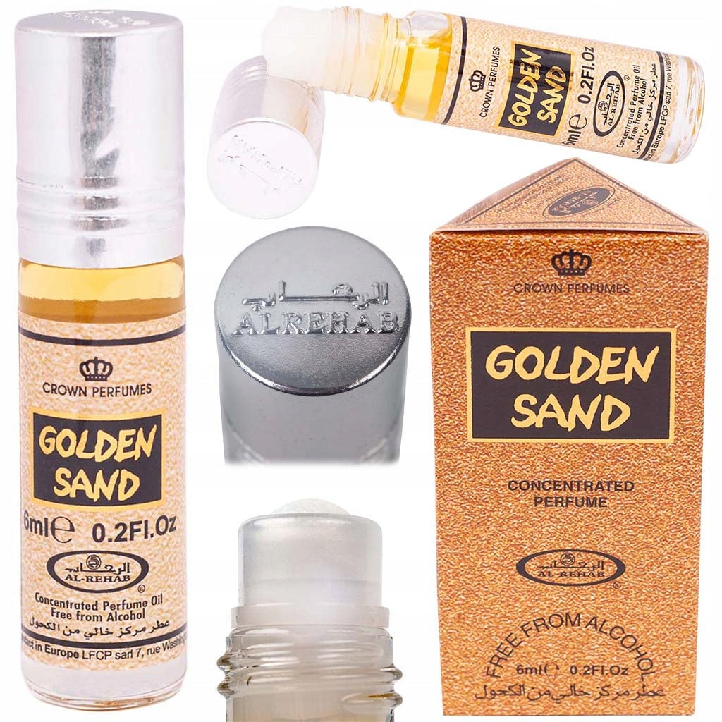 PERFUME WOMEN'S ARABIC OIL AL-REHAB GOLDEN SAND DELIGHT CARAMEL DURABLE Packaging status original