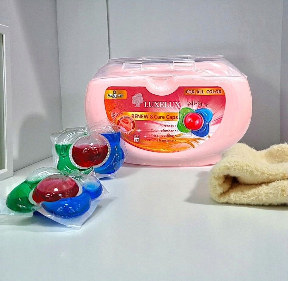 PERFUMED WASHING CAPSULES FOR COLOURS ALL IN 1 50 PCS INTENSIVE Packaging status original
