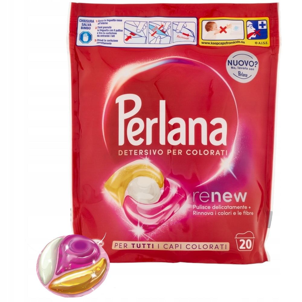 PERLANA COLOR WASHING CAPSULES WITH FIBER PROTECTION ALL IN1 20pcs IT