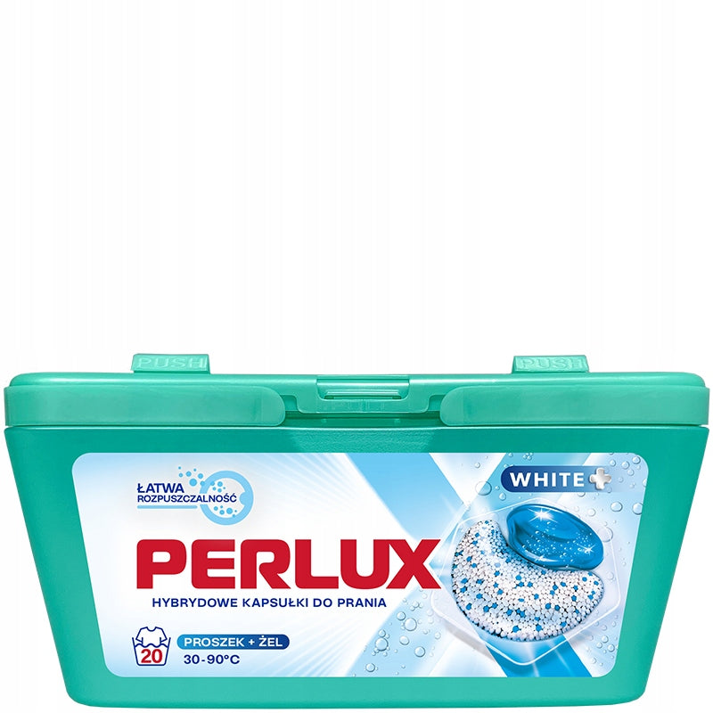 PERLUX white PLUS washing capsules - 20 pcs to white