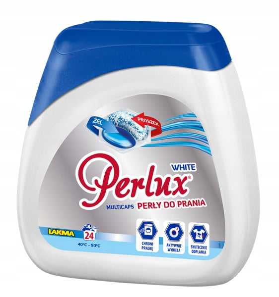 PERLUX white capsules for washing white 24 pcs