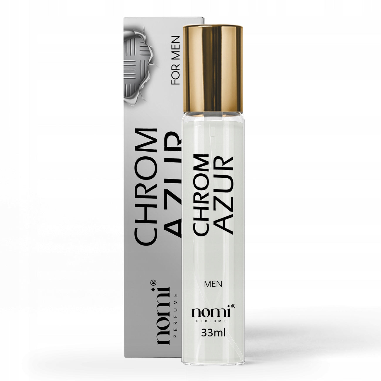 PERMANENT FRENCH MEN'S PERFUME NOMI PERFUMETKI PERFUME CHROME AZUR 33ML Packaging status original