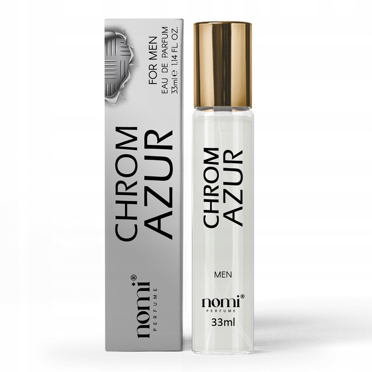 PERMANENT FRENCH MEN'S PERFUME NOMI PERFUMETKI PERFUME CHROME AZUR 33ML