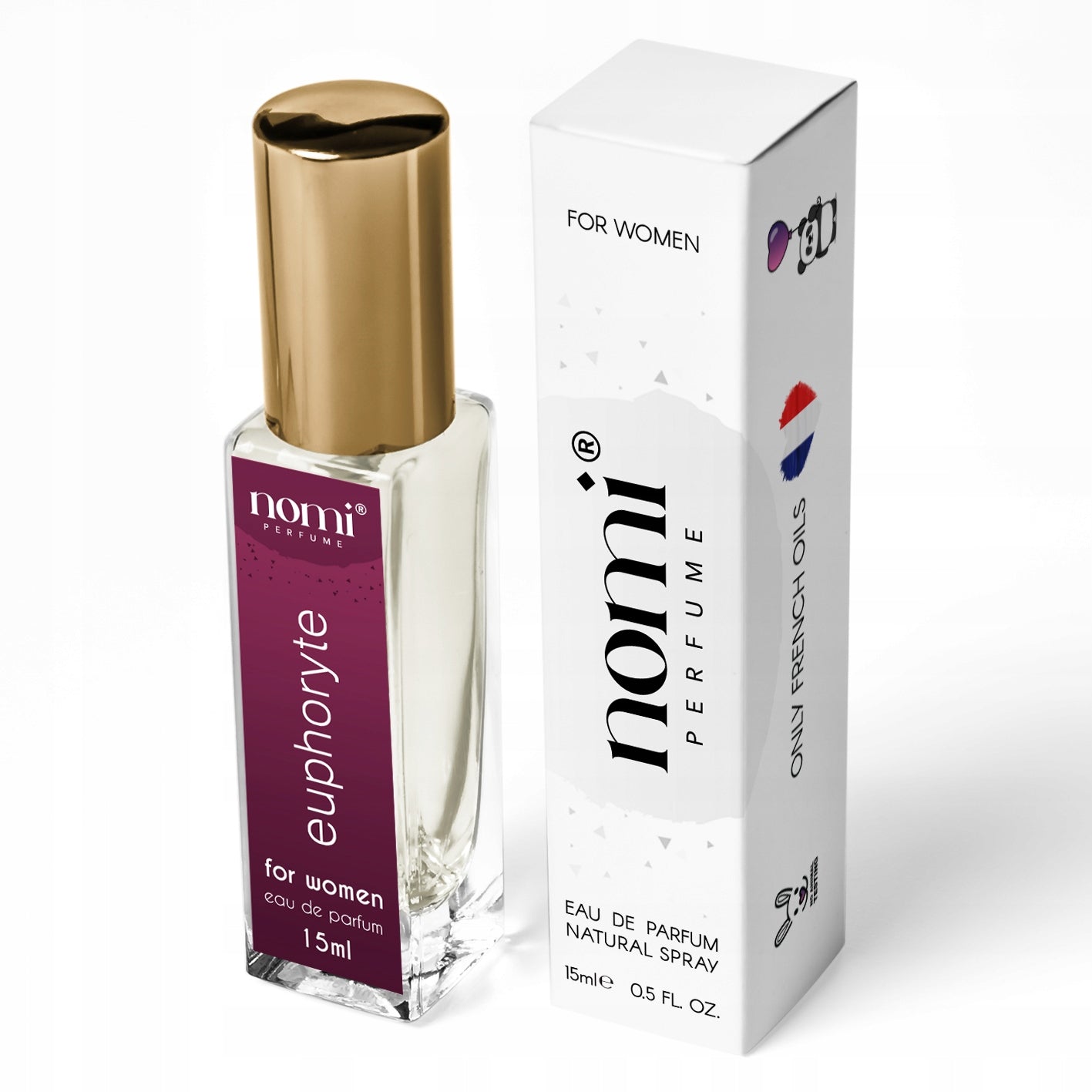 PERMANENT FRENCH PERFUME FOR WOMEN NOMI PERFUMETKI PERFUME EUPHORYTE 15ML Brand Nomi Perfumetki