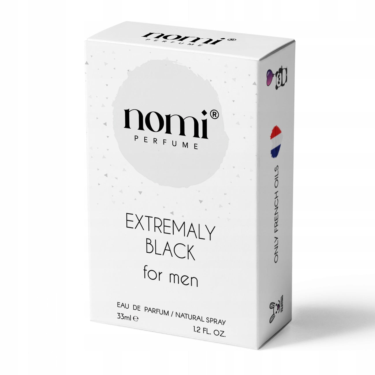 PERMANENT MEN'S PERFUME NOMI PERFUMETKI EXTREMALY BLACK EDP 33ml Packaging status original