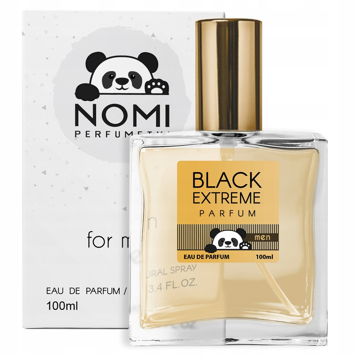 PERMANENT MEN'S PERFUME NOMI PERFUMETKI PERFUME BLACK EXTREME EDP 100ml