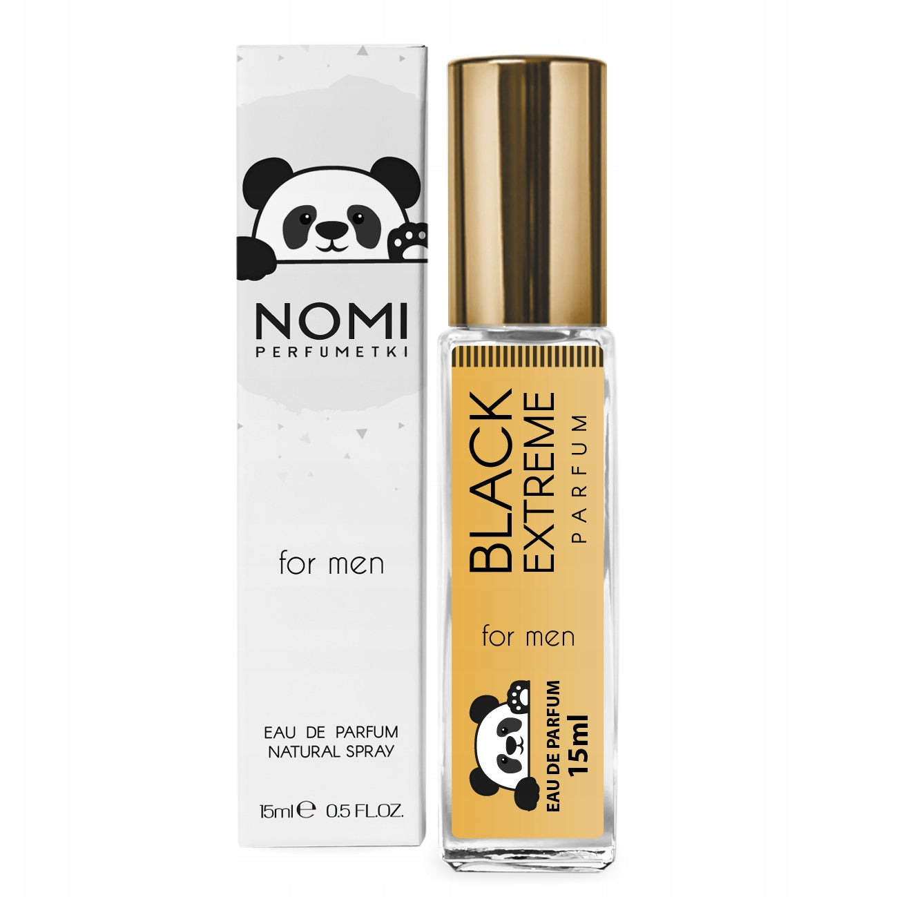PERMANENT MEN'S PERFUME NOMI PERFUMETKI PERFUME BLACK EXTREME EDP 15ml