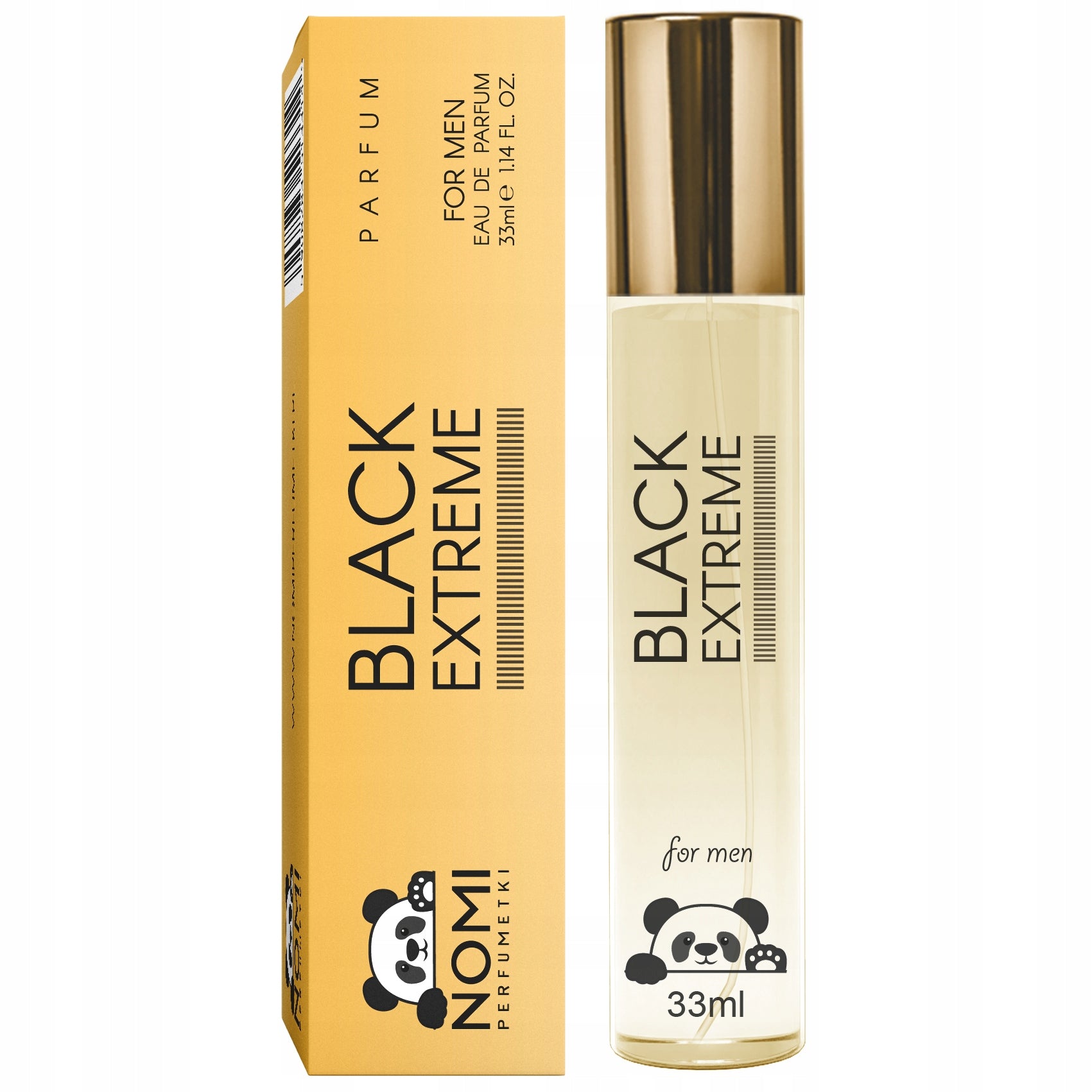 PERMANENT MEN'S PERFUME NOMI PERFUMETKI PERFUME BLACK EXTREME EDP 33ml