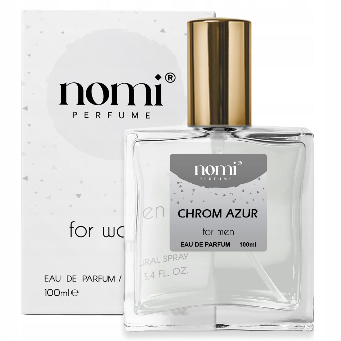 PERMANENT MEN'S PERFUME NOMI PERFUMETKI PERFUMETKA CHROME AZUR 100ML EDP
