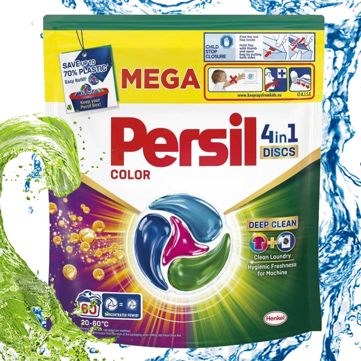 PERSIL 4IN1 COLOR 60 WASHING CAPSULES EFFECTIVE FROM 20C