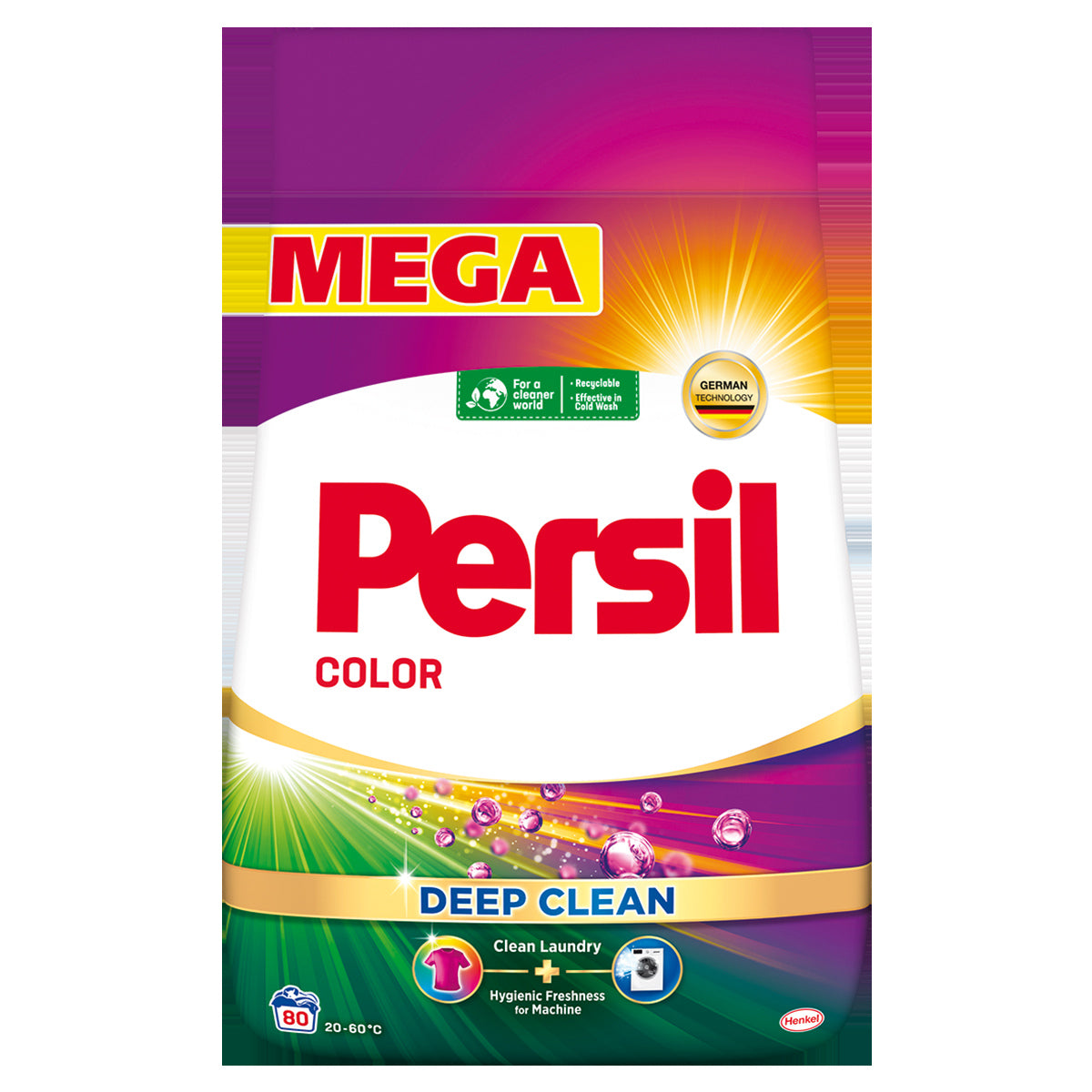 PERSIL COLOR WASHING POWDER 4,4 KG 80 WASHES DEEP CLEAN MEGA PACK Brand Persil