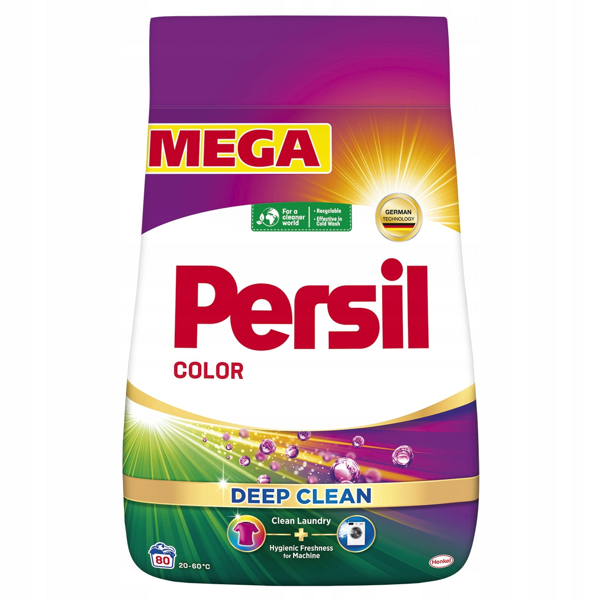 PERSIL COLOR WASHING POWDER 4,4 KG 80 WASHES DEEP CLEAN MEGA PACK