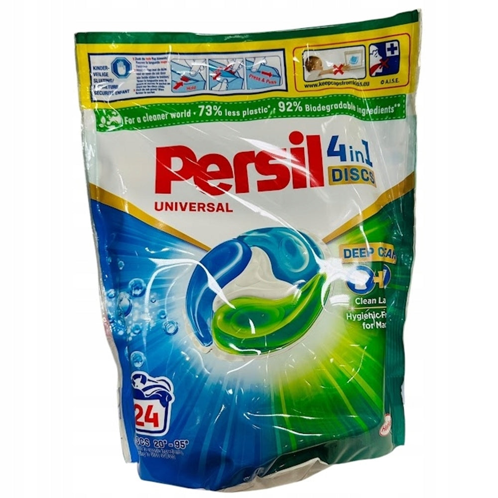 PERSIL DISCS WASHING CAPSULES UNIVERSAL 4in1 EFFECTIVE EFFICIENT 24pcs NL