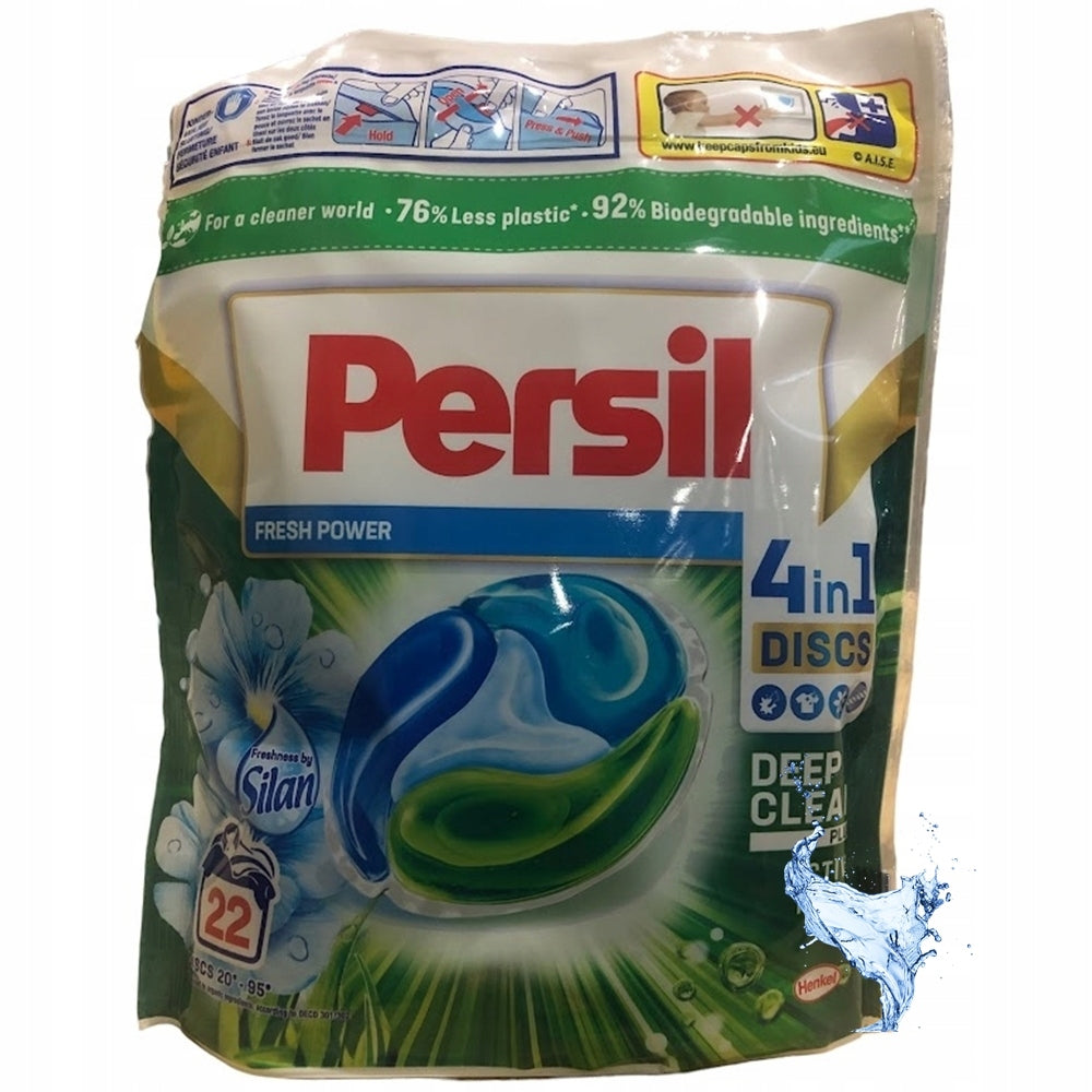 PERSIL DISCS WASHING CAPSULES UNIVERSAL SILAN PERFUMED 4in1 22pcs BE