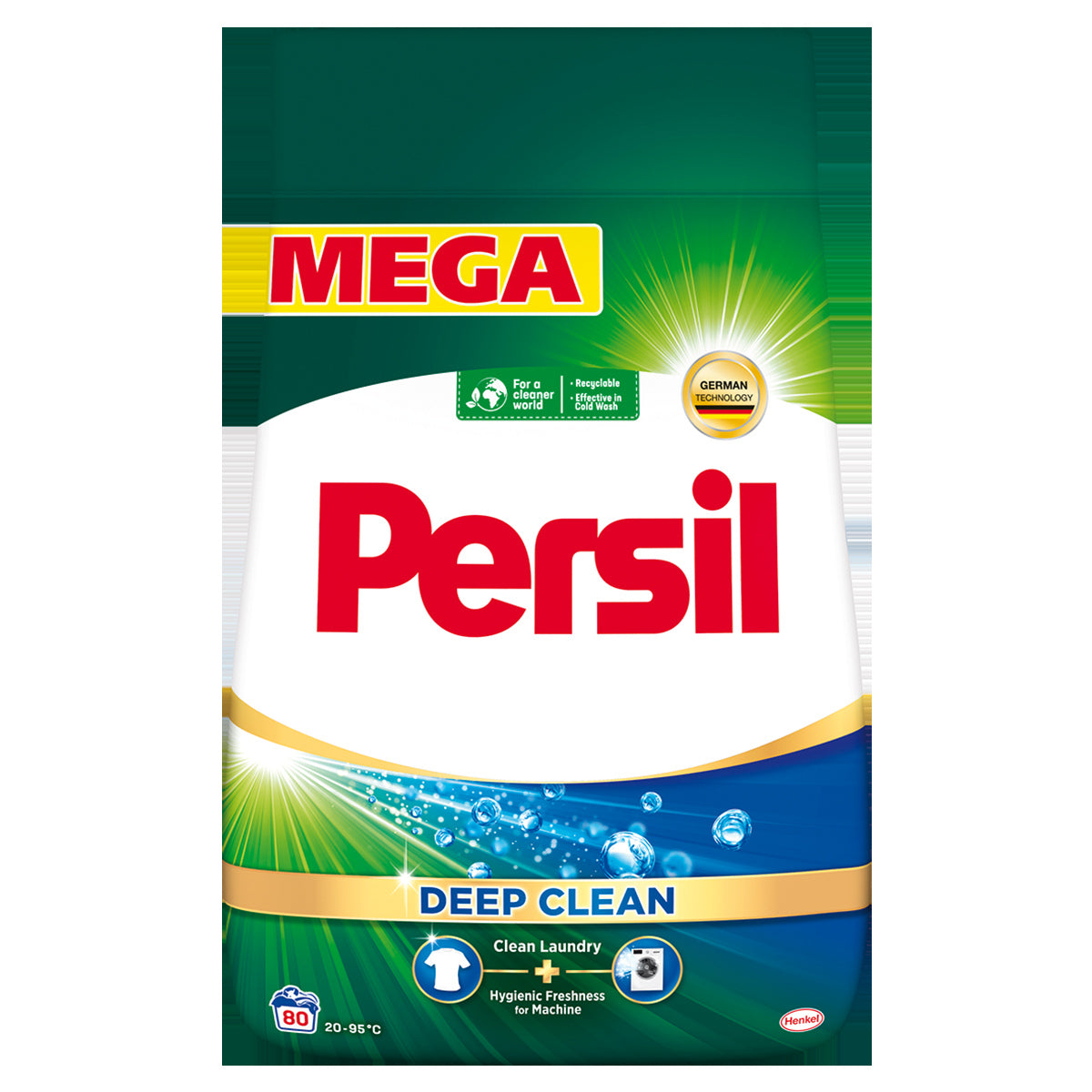PERSIL Deep Clean White Washing Powder 4,4 kg 80 Washes