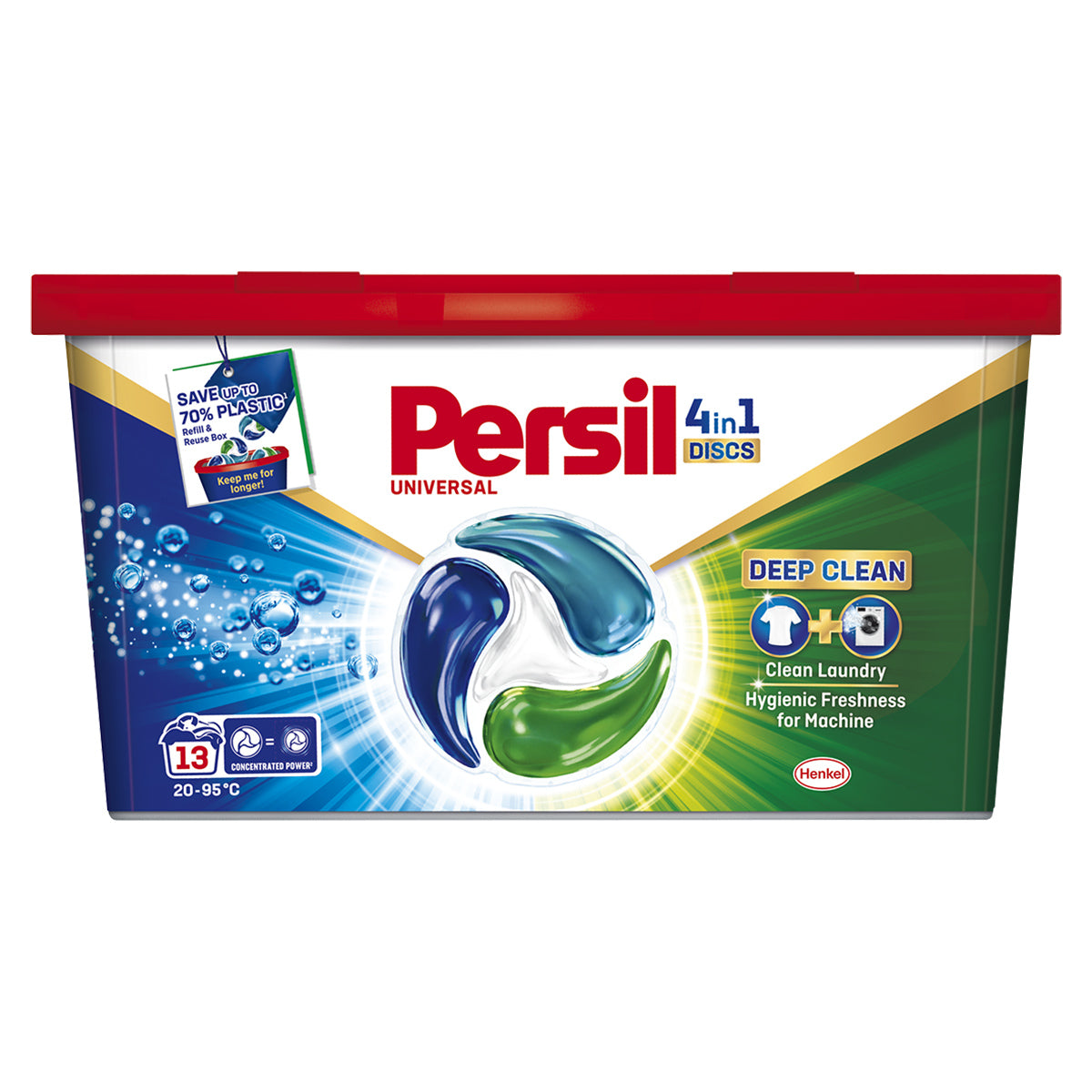 PERSIL Discs 4 in 1 Universal Washing Capsules - 13 Pack