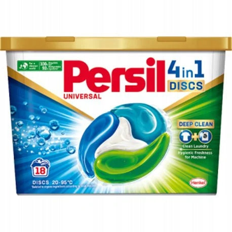 PERSIL POWER CAPS 4in1 CONCENTRATED WASHING CAPSULES LIGHT 18P UNIVERSAL
