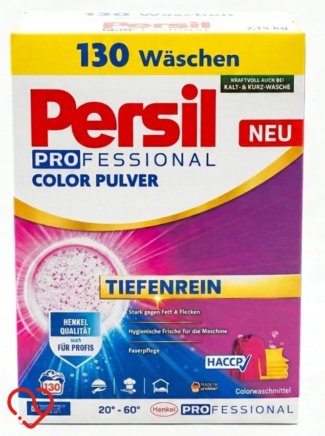 PERSIL PROFESSIONAL POWDER FOR COLOUR 130 WASHES 7,15 kg FROM GERMANY DE