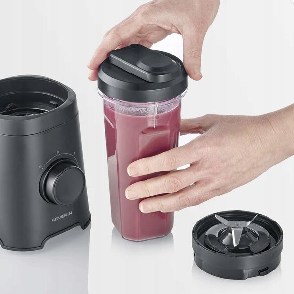 PERSONAL BLENDER SMOOTHIE MAKER 320W 2X600ML MIX AND GO SEVERIN SM3743 Manufacturer code SM 3743