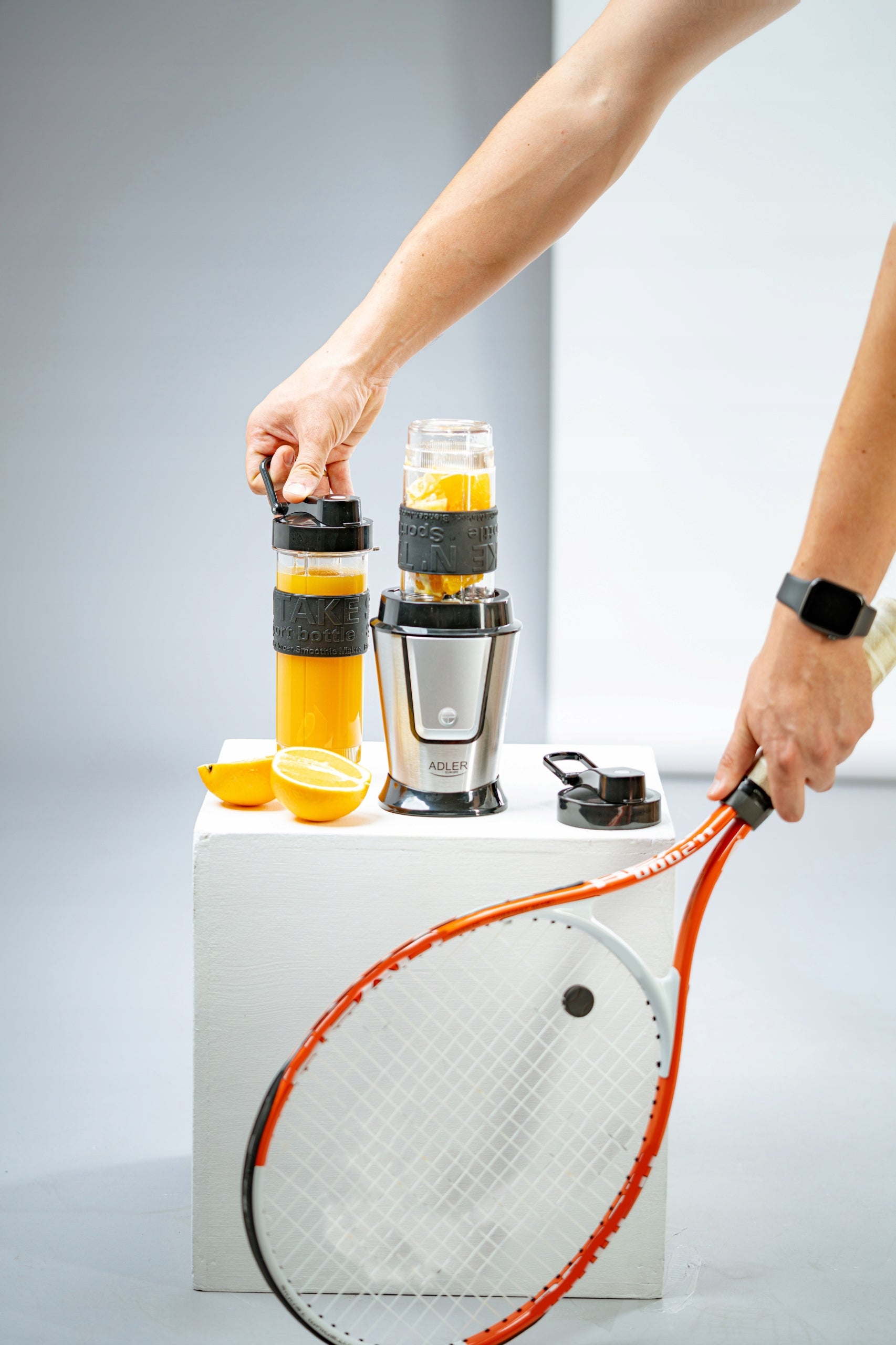 PERSONAL CUP BLENDER FOR SMOOTHIE COCKTAILS 2 WATER BOTTLES COOLING CARTRIDGE Manufacturer code AD 4081