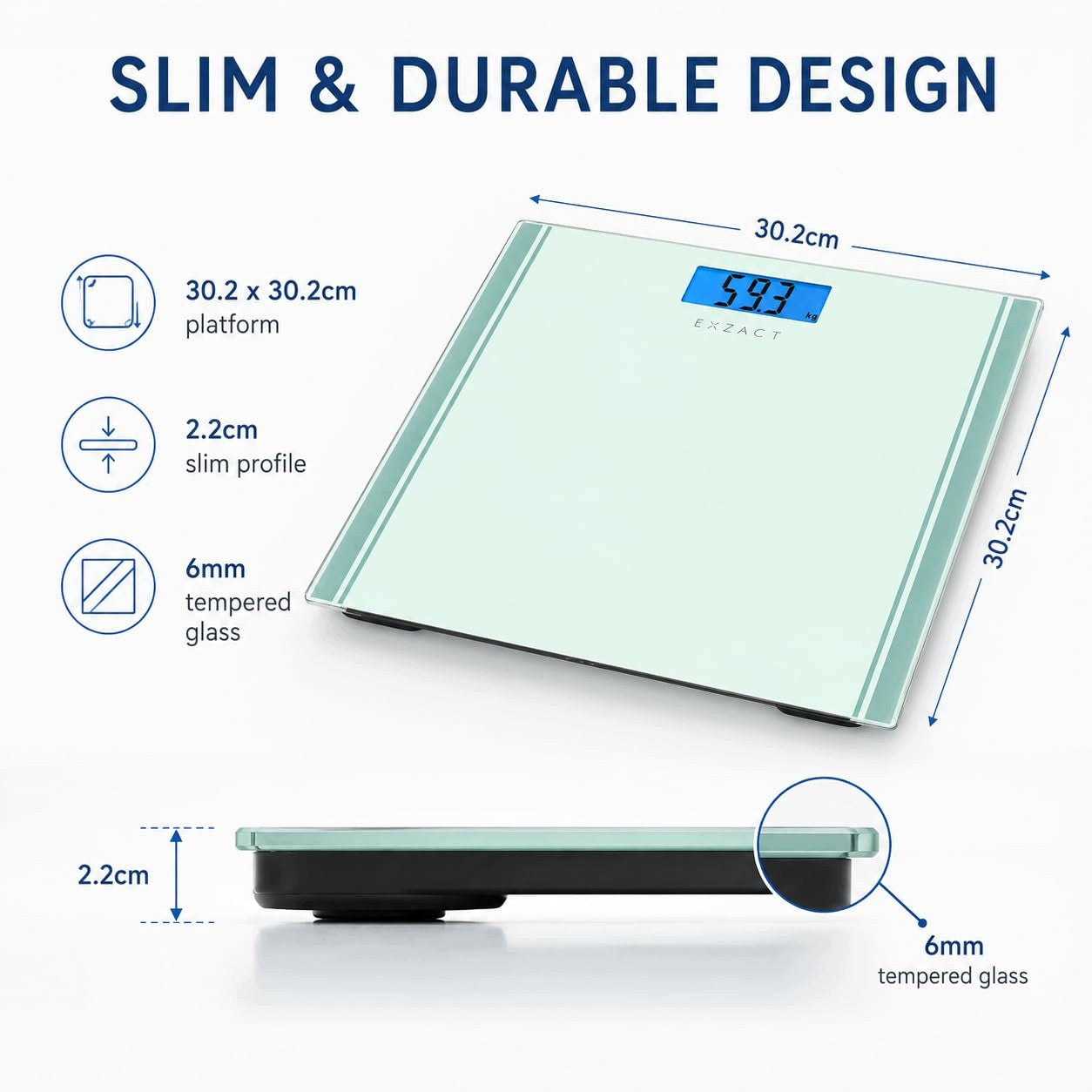 PERSONAL SCALE GLASS DIGITAL AUTOMATIC FLAT LED DISPLAY HOUSE Brand no brand