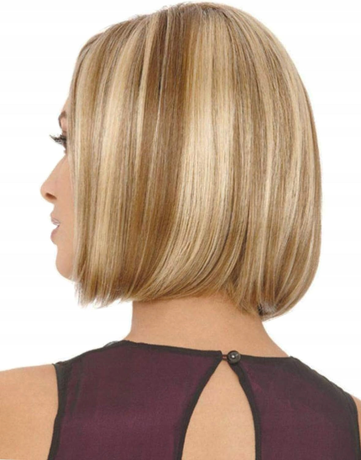 Perücke W93, kurzes blondes Haar 