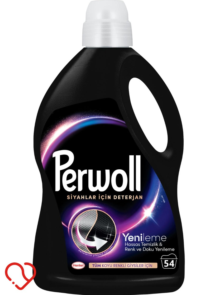 PERWOLL RENEW BLACK WASHING LIQUID FOR BLACK FABRICS 2,97L 54 WASHES