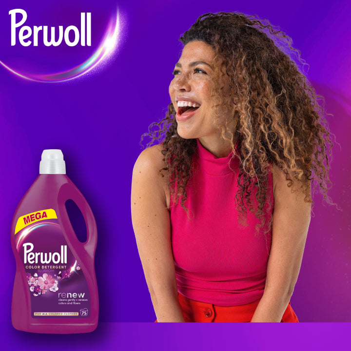 PERWOLL RENEW COLOR BLOSSOM WASHING LIQUID UNIVERSAL 3,75L 75 WASHES Manufacturer code 5907022613414