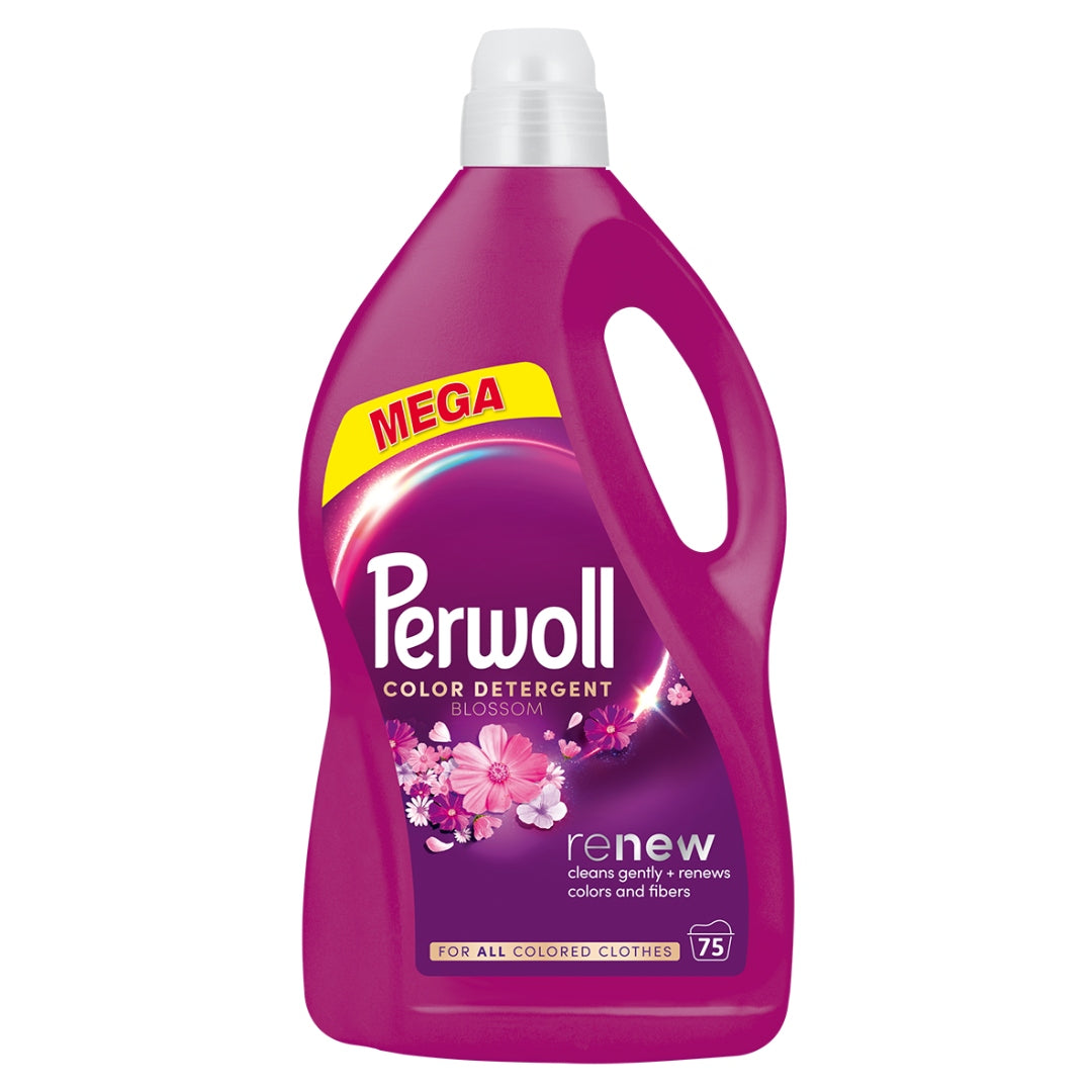 PERWOLL RENEW COLOR BLOSSOM WASHING LIQUID UNIVERSAL 3,75L 75 WASHES
