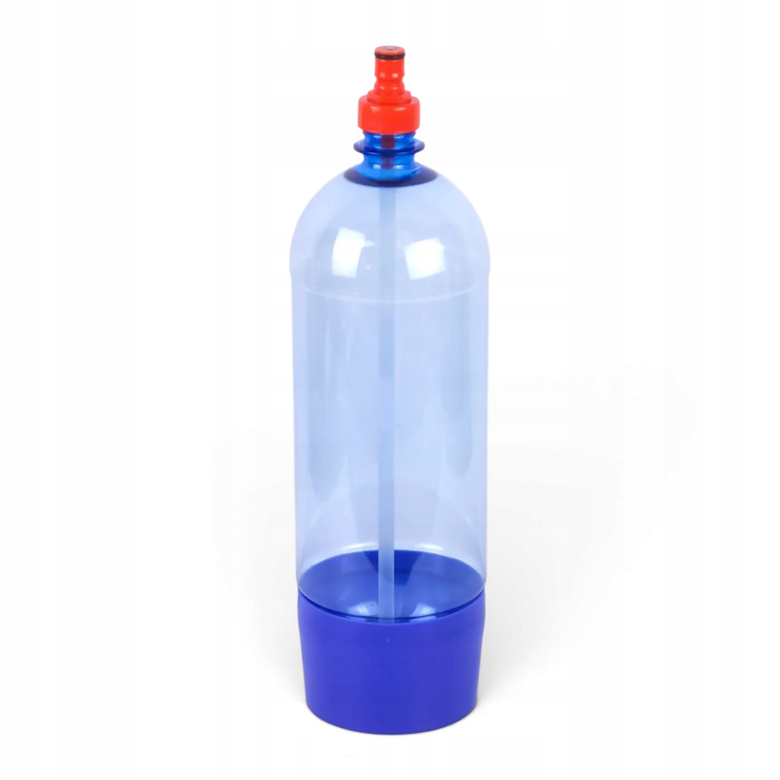 PET Bottle 1,95l with Siphon and Fitting Ball Lock for Mini Keg Beer Gasification