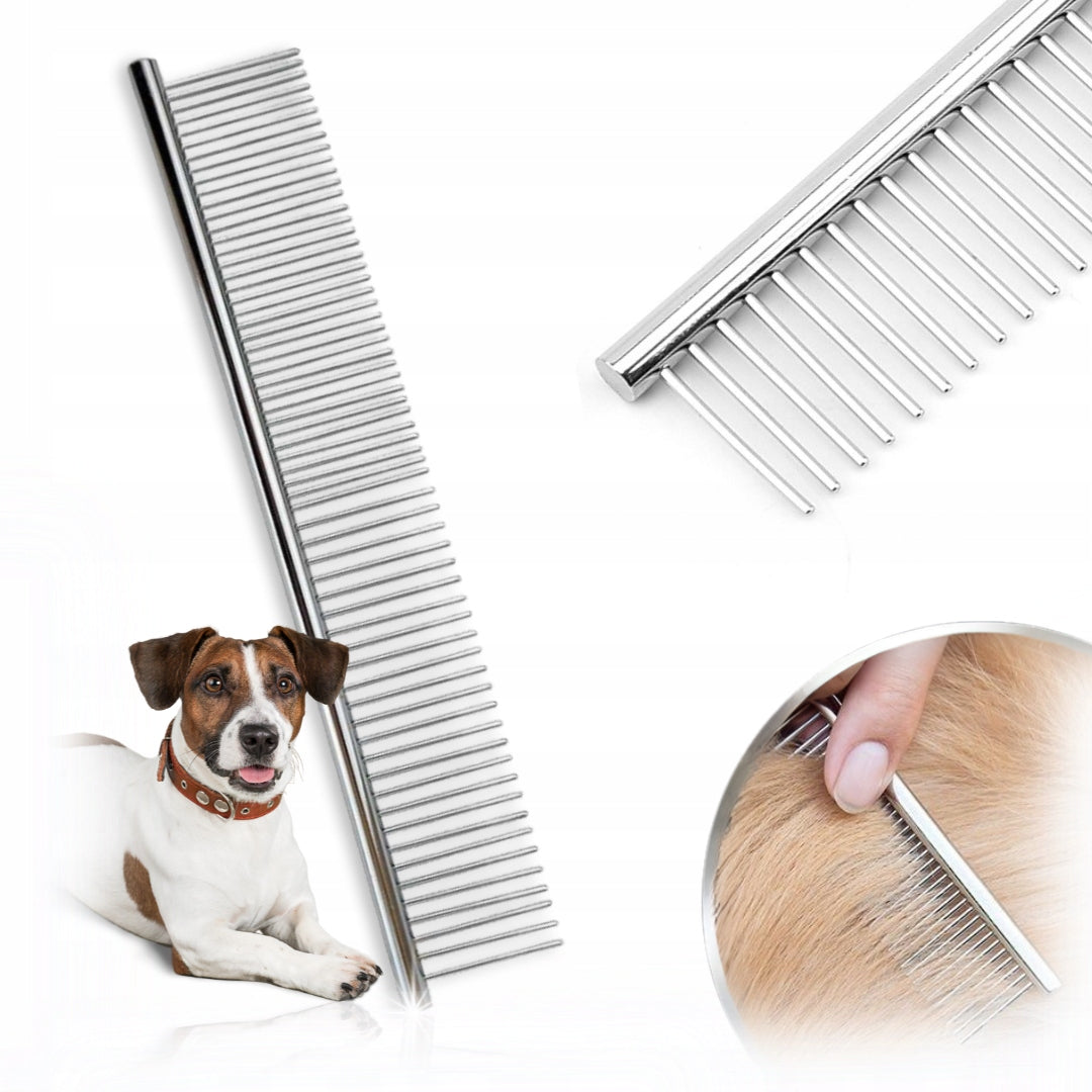 PET COMB FOR LONG HAIR, SHORT HAIR 19CM