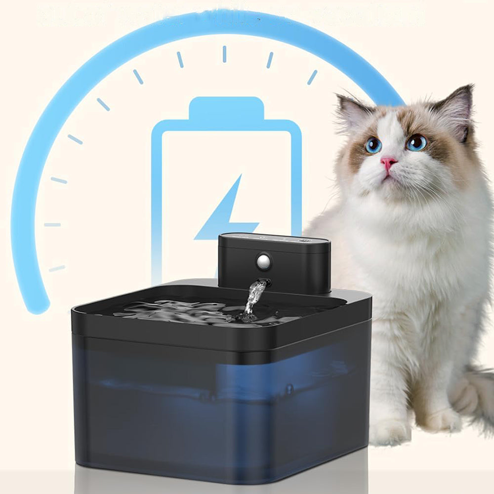 PET DRINKER WIRELESS CAT FOUNTAIN QUIET OPERATION 2.2L Packaging status original