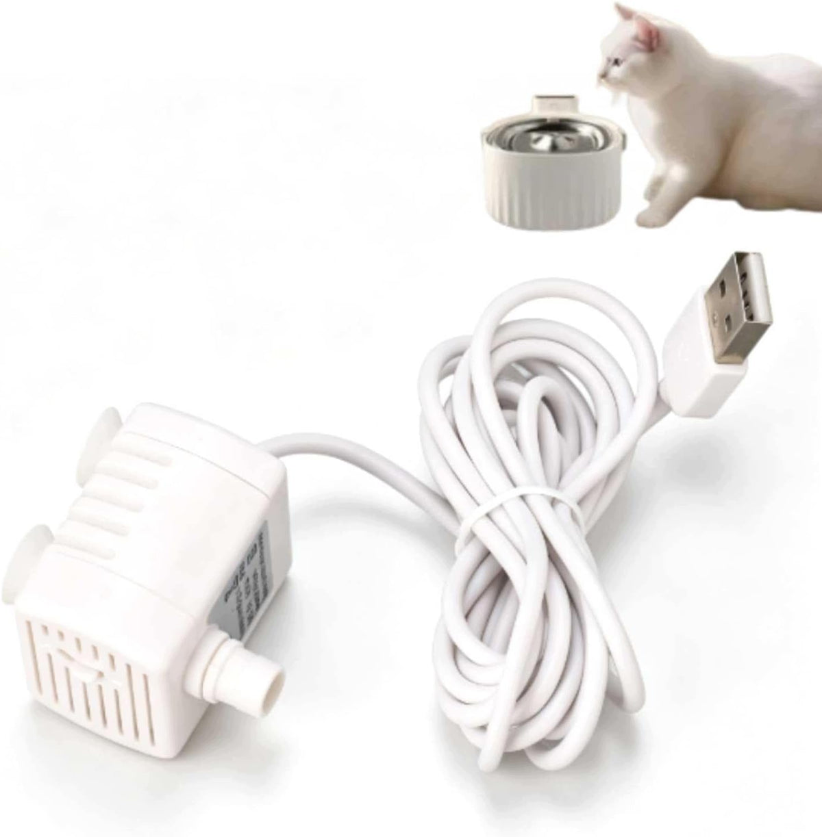 PET FOUNTAIN PUMP USB QUIET BRUSHLESS MINI