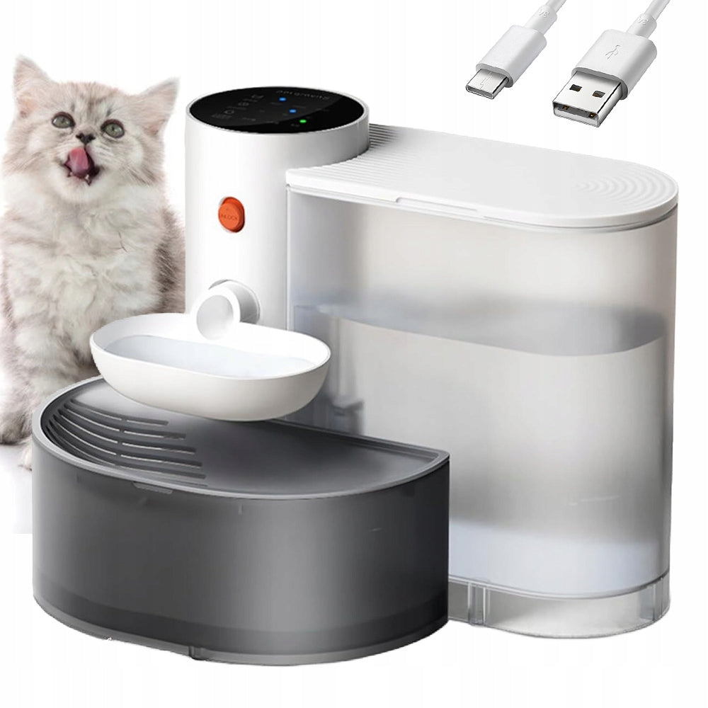 PET FOUNTAIN WITH AUTOMATIC WATER POURING 3L 2000mah