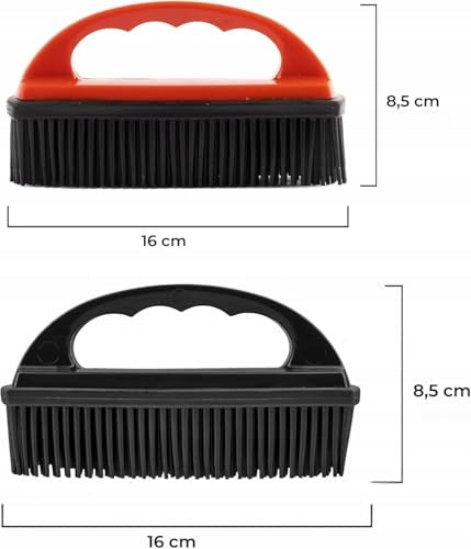 PET HAIR REMOVAL BRUSH COMB FOR DOG CATS SET OF 2 Manufacturer code Bez marki