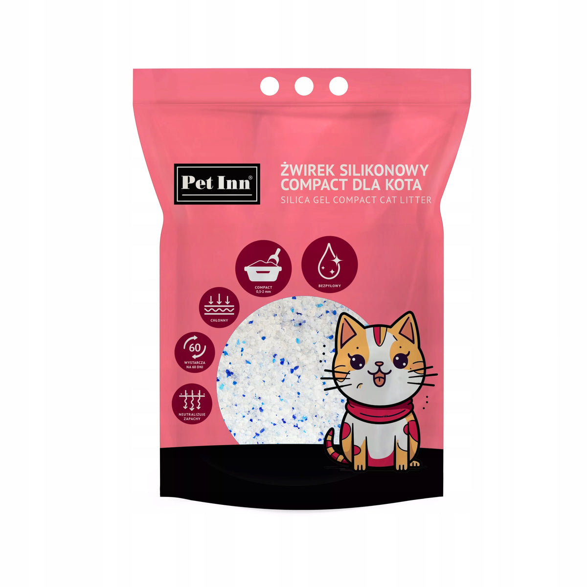 PET INN LITTER SILICONE COMPACT 7,6 L