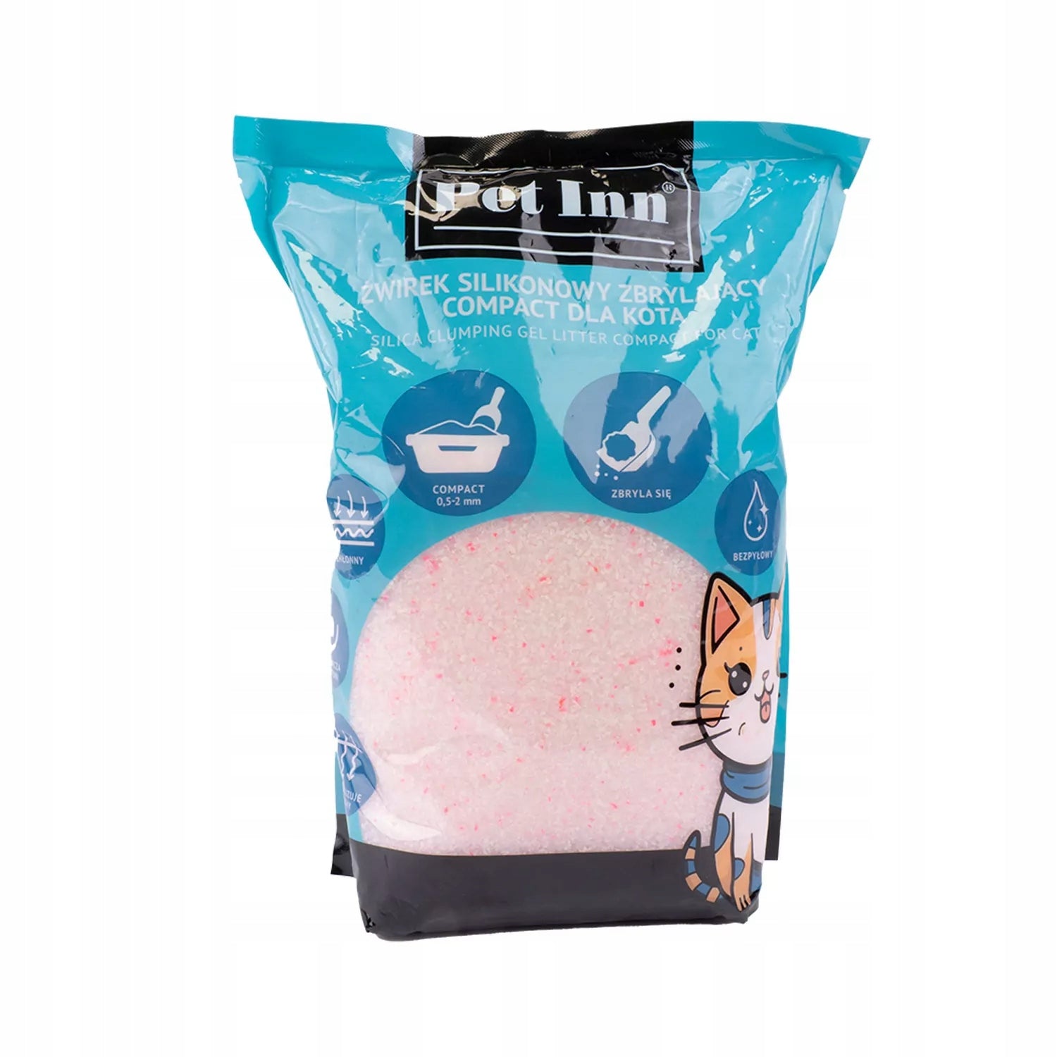 PET INN LITTER SILICONE COMPACT CLUMPING 3,8L