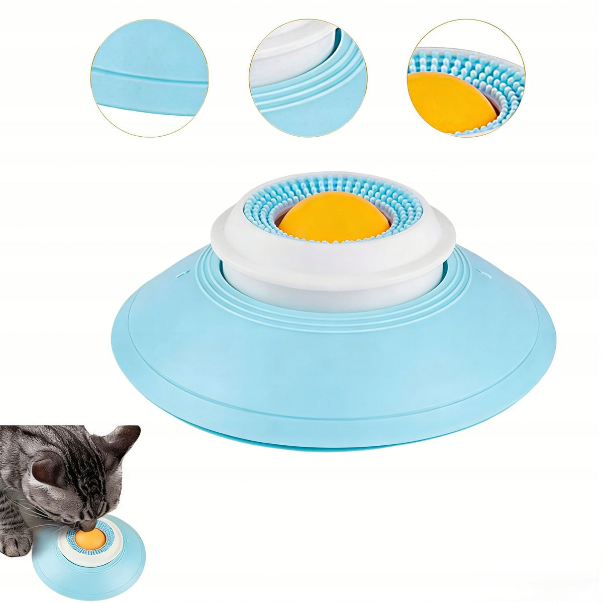PET LICKING BOWL INTERACTIVE AND CALMING ANIMAL TOY