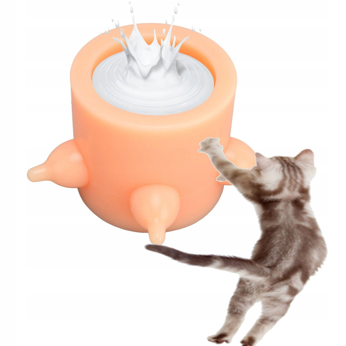 PET MILK FEEDER 5 SOFT SILICONE PACIFIERS