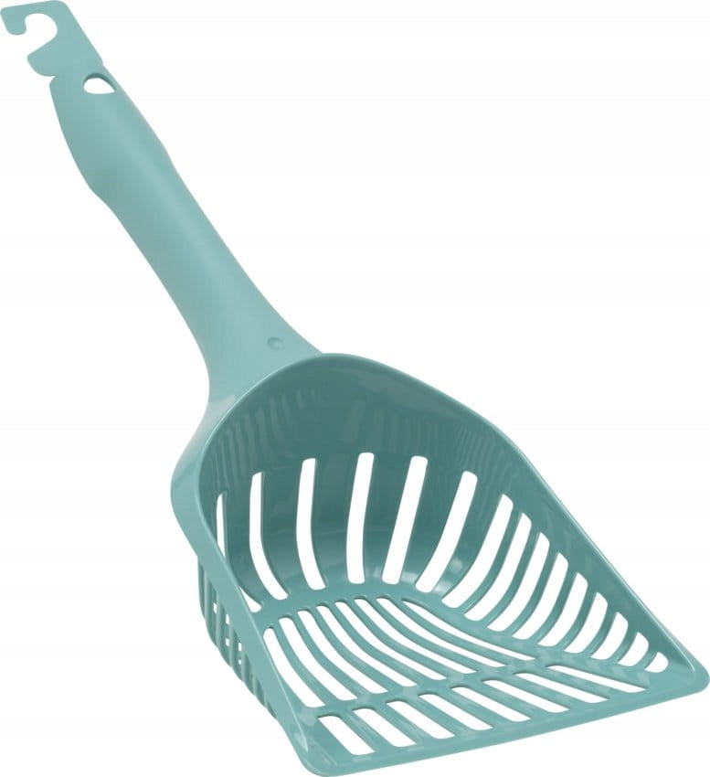 PET NOVA CAT LIFE SPATULA DUSTPAN FOR LITTER BOX, TOILET SIZE XL - BLUE