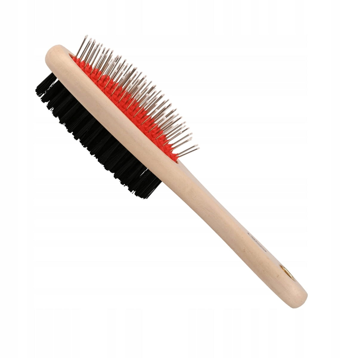 PET NOVA DOUBLE WOODEN BRUSH FOR PROFESSIONAL HAIR CARE Packaging status original