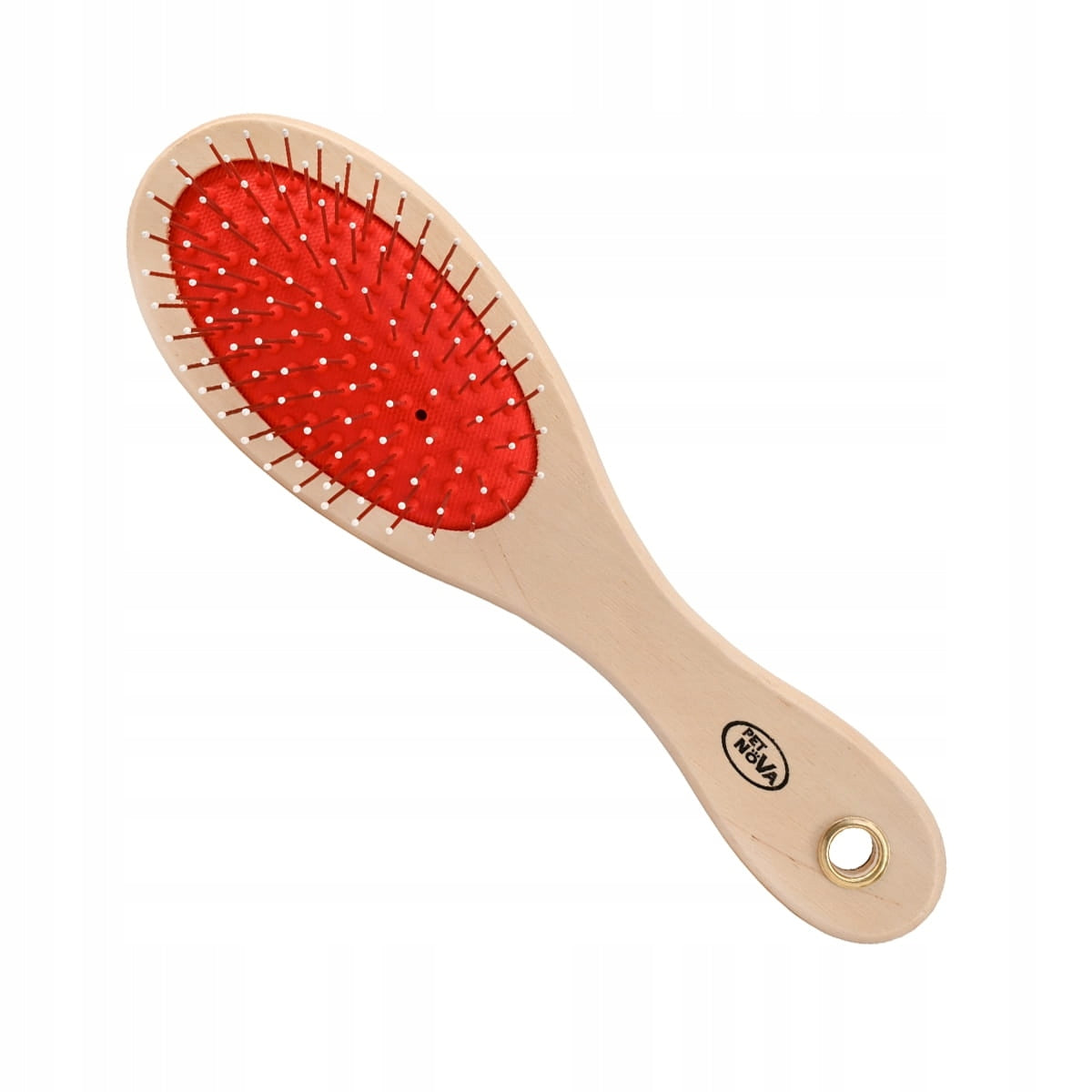 PET NOVA DOUBLE WOODEN BRUSH FOR PROFESSIONAL HAIR CARE