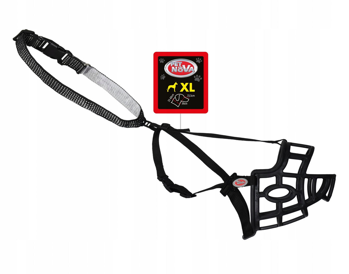 PET NOVA Plastic muzzle with XL collar