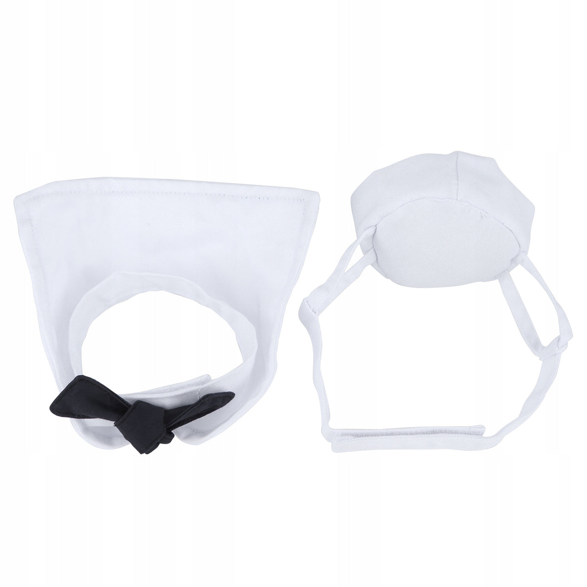 PET SAILOR SUIT COTTON CAT ADJUSTABLE HAT AND MAW FOR DECORATION IN