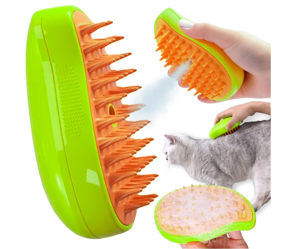 PET STEAM BRUSH CAT ANIMAL ELECTRIC FOR USB HAIR
