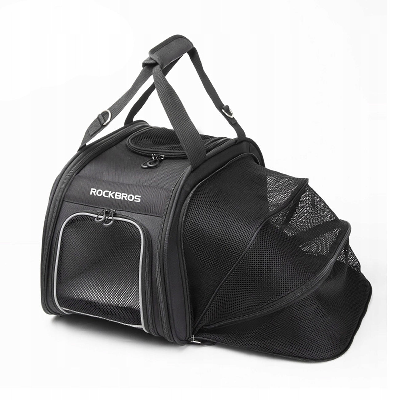 PET TRANSPORT TROBA TRAVEL BIKE BAG 25L BLACK ROCKBROS Size multipurpose