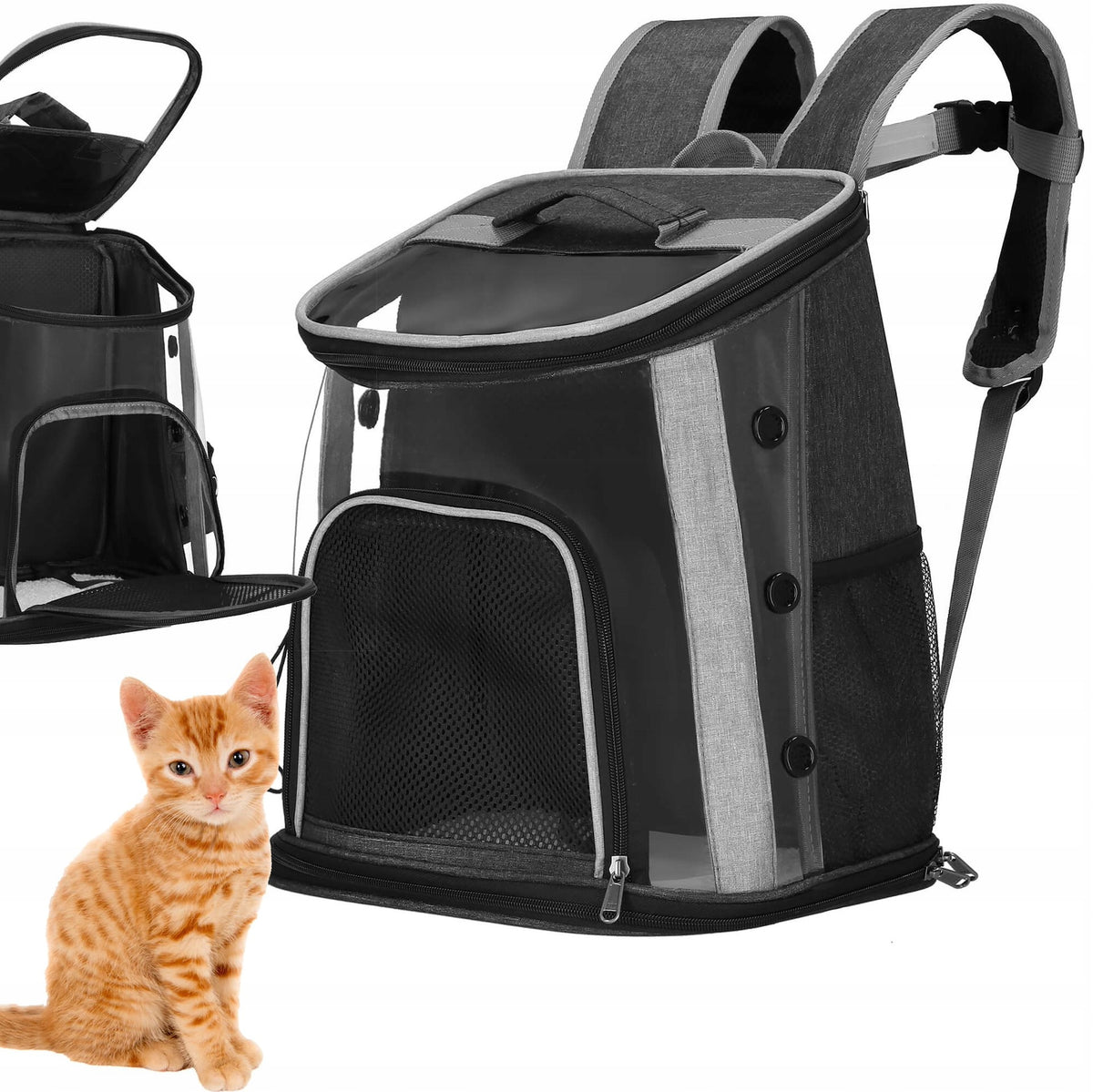 PET TRANSPORTER CAT RABBIT BACKPACK PLAYPEN BOX M STRONG BAG Packaging status original
